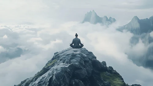 Meditative State Above the Clouds