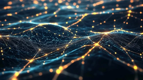 Glowing Nodes and Lines