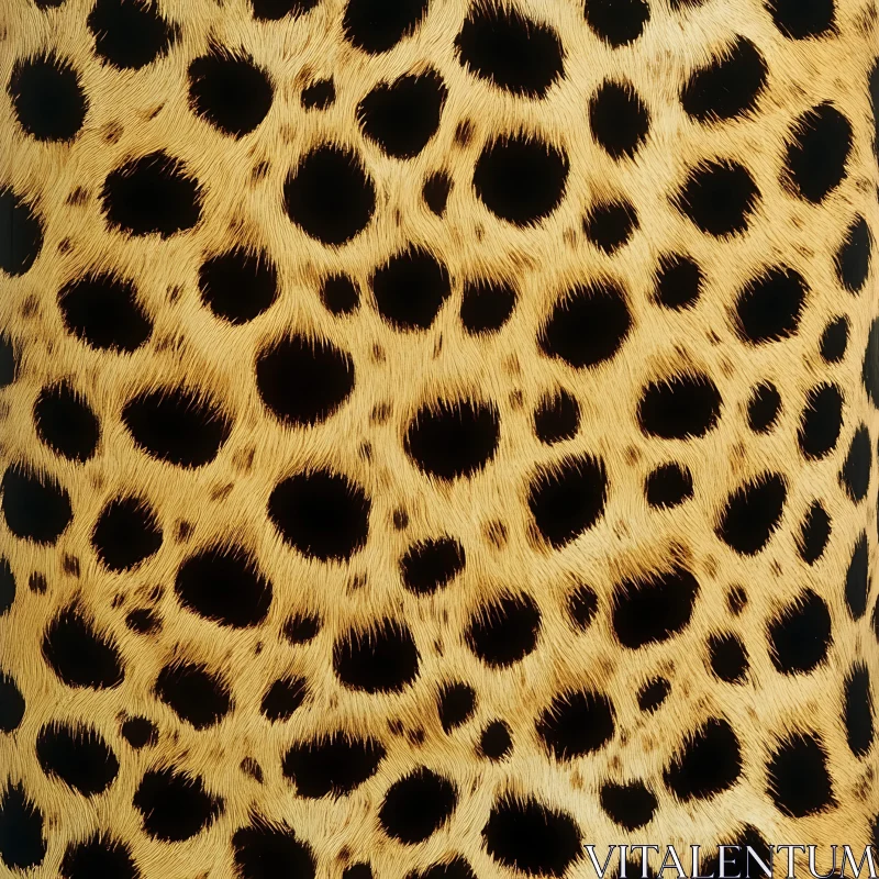 Spotted Animal Fur Pattern AI Image