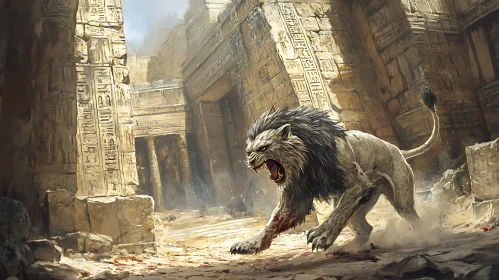 Guardian Lion of the Lost Temple