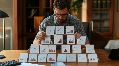 Financial Charts Analysis at the Office