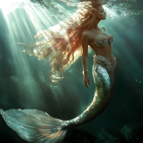 Underwater Mermaid Portrait