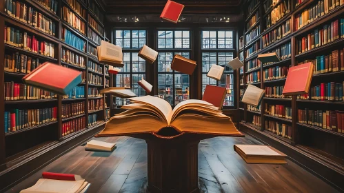 Library of Floating Books