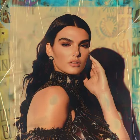 Kendall Jenner Fashion Glamour Portrait