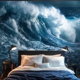 Ocean Wave Bedroom Interior Design