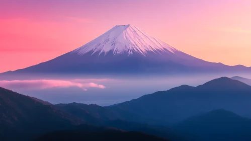 Pink Sky Mountain View