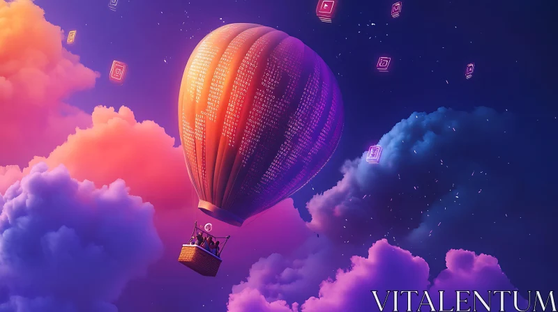 Dreamscape Balloon Ride AI Image