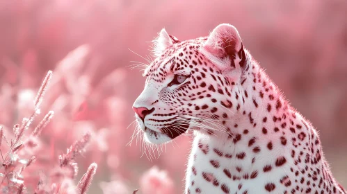 Leopard with Pink Hue