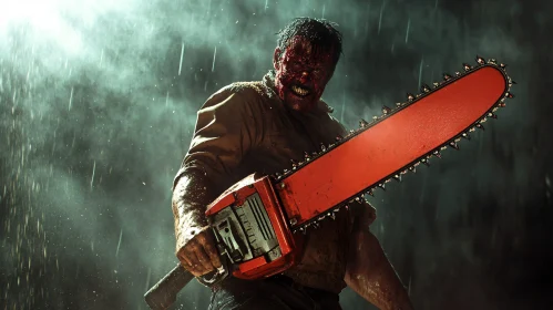 Bloody Chainsaw Monster