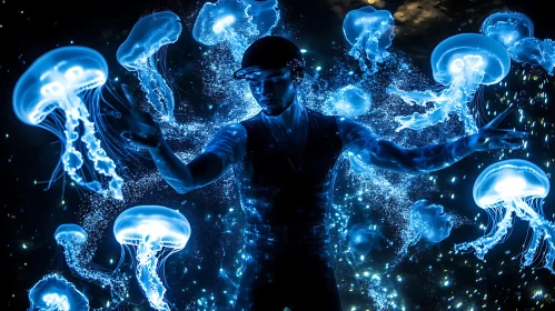 Man in a Jellyfish Dream