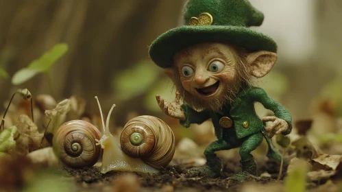 Enchanted Forest: Leprechaun and Snails