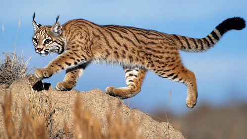 Wild Bobcat on the Prowl