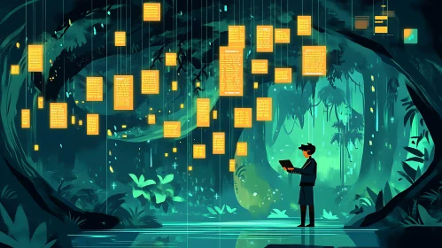 Information Flow in the Digital Forest