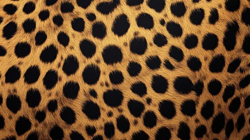 Spotted Animal Fur Texture Background