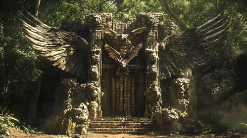 Winged Entrance to a Hidden World