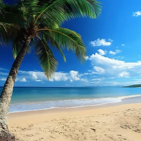 Seaside Palm Tree View