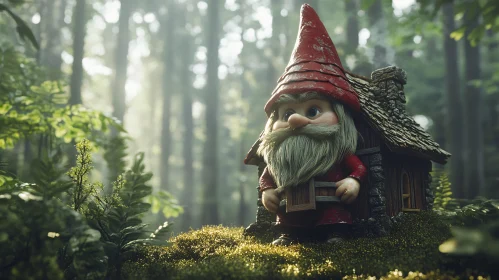 Gnome's Abode in the Mystical Woods