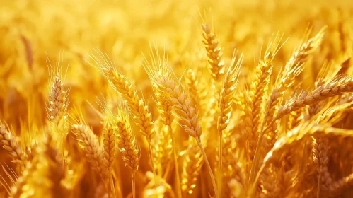 Bountiful Harvest of Golden Wheat