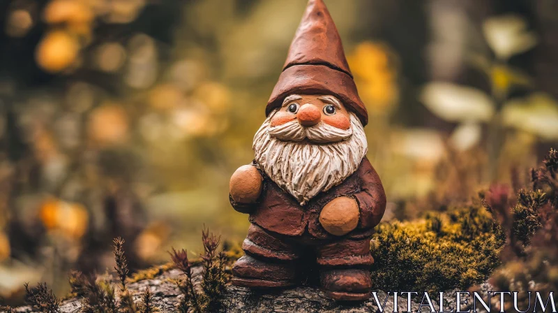 Garden Gnome Figurine AI Image