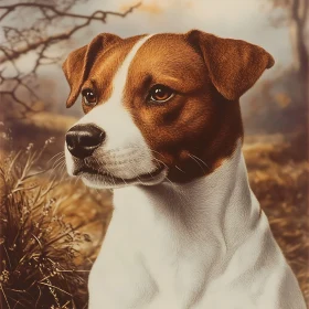 Dog Portrait in Detailed Realism