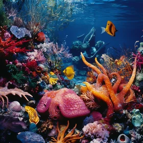 Underwater Coral Reef Fish