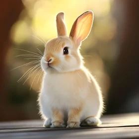 Sunlit Bunny - A Gentle Portrait