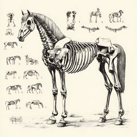 Equestrian Skeleton: A Detailed Anatomical Study