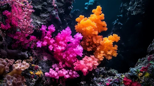 Colorful Coral Reef Scene