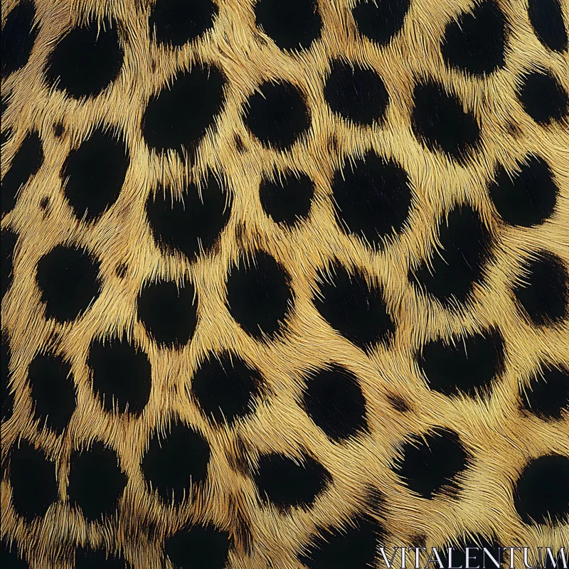 Spotted Fur Texture AI Image