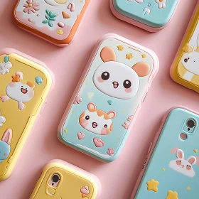 Pastel Cartoon Phone Cases