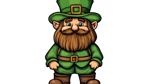 St. Patrick's Day Leprechaun Art