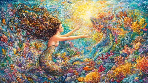 Underwater Realm: A Mermaid's Touch