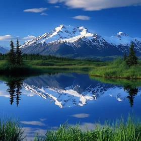 Still Waters Reflect Majestic Peaks