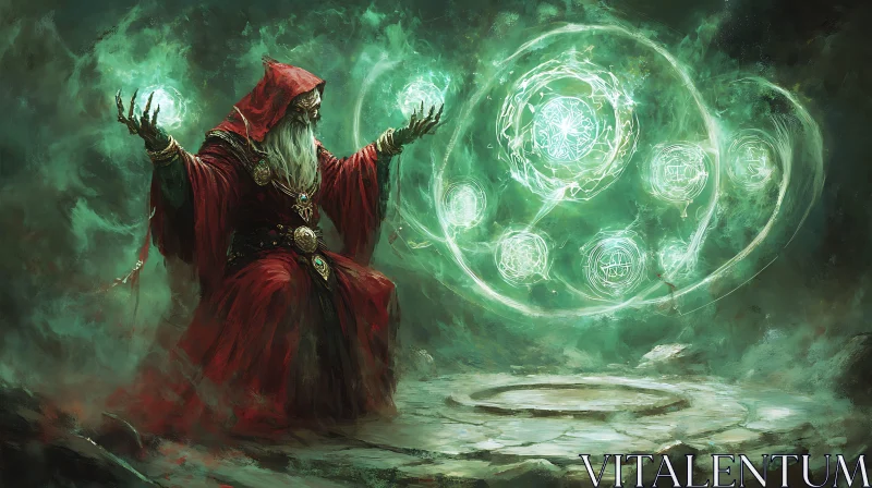 Mystical Wizardry Art AI Image