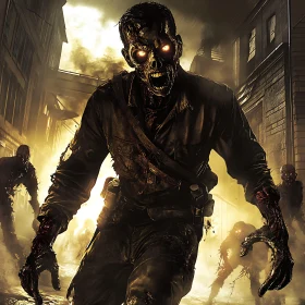 Horror Scene: Zombies Attack
