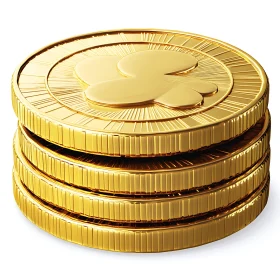 Stack of Lucky Golden Coins