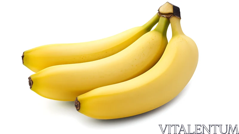 Bunch of Yellow Bananas Still Life AI Image