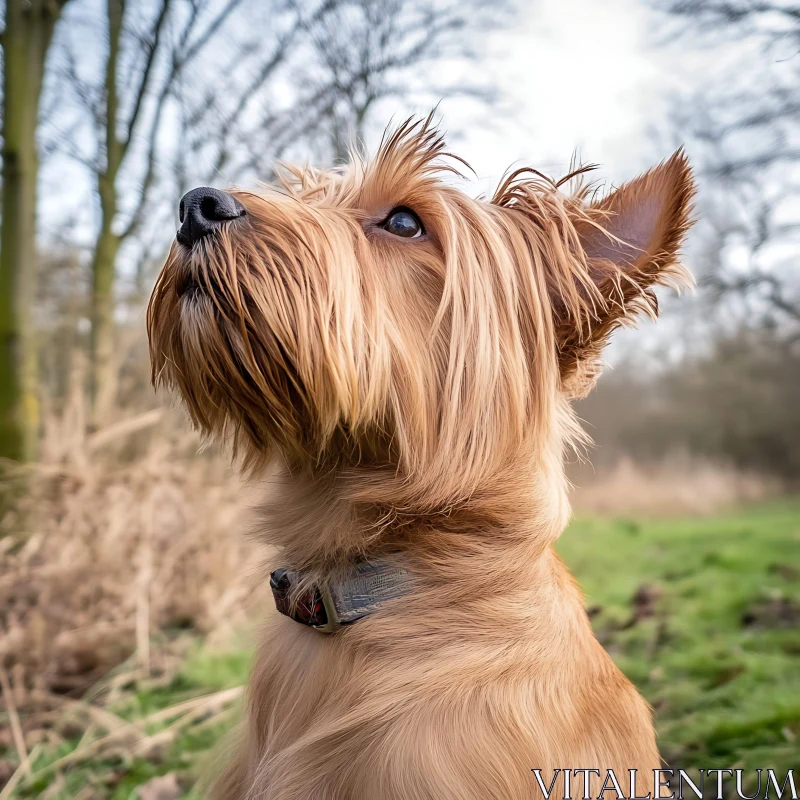 Adorable Dog in an Outdoor Setting AI Image