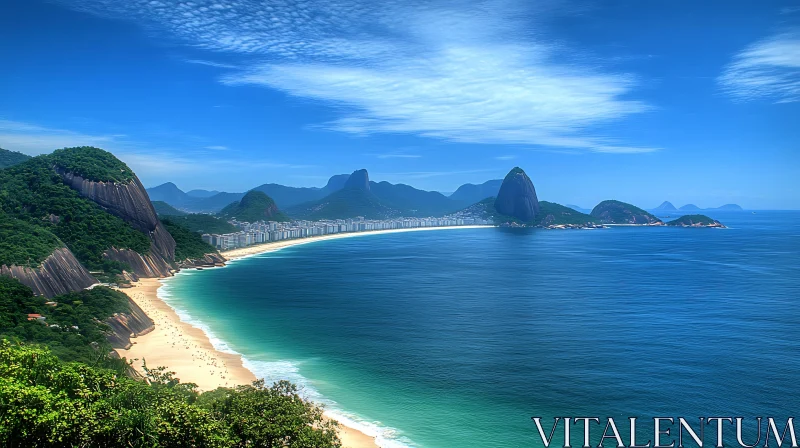 AI ART Coastal View of Rio de Janeiro