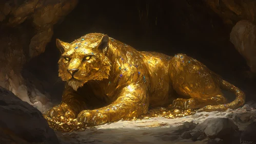 Lion of Gold and Gems