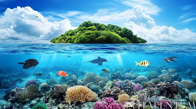 Tropical Island's Underwater World