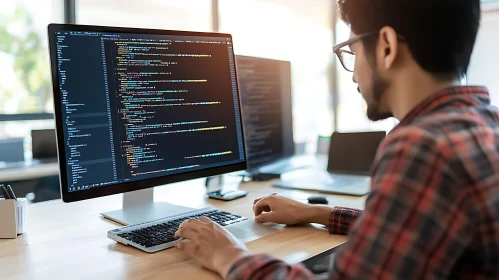 Software Developer Coding