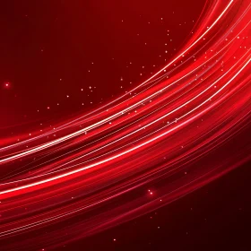 Crimson Flow: Abstract Light Streaks