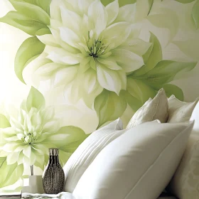 Floral Bedroom Wall Decoration