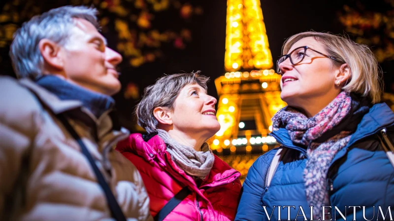 Eiffel Tower at Night
