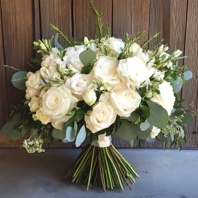 Classic Floral Arrangement with White Roses