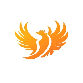 Abstract Phoenix Logo Design
