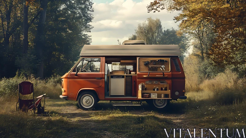 Outdoor Camping with a Converted Van