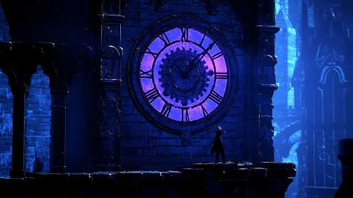 Eerie Clock Tower
