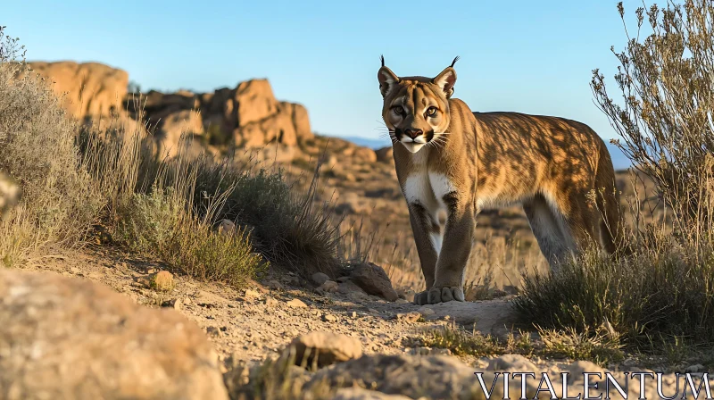 Cougar in the Wild: A Portrait of Nature